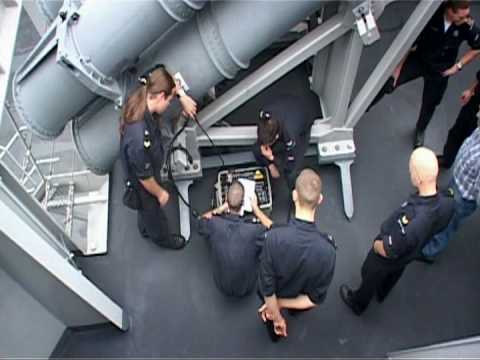 Harpoon schieten Hr. Ms. de Zeven Provinciën