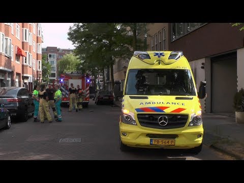 [07.07.2018] Brandweer uitgerukt voor brand in ambulancepost Karperweg Amsterdam