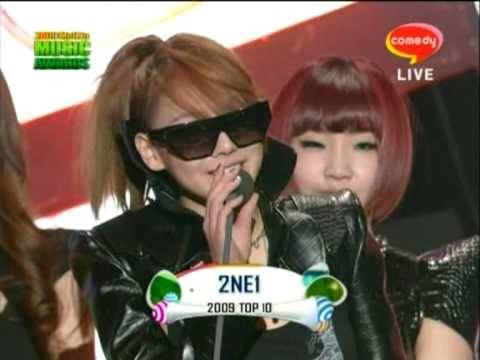 2ne1 TOP 10 Melon Music Awards 2009