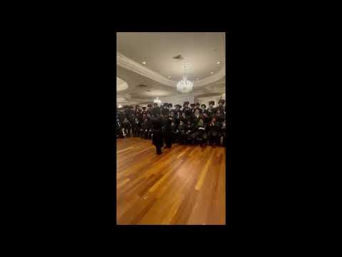 Sadigura Rebbe Dances At His Cousin's Wedding -  Kislev 5782