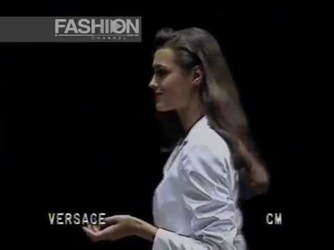 "Versace" Spring Summer 1988 Milan pret a porter women by Canale Moda