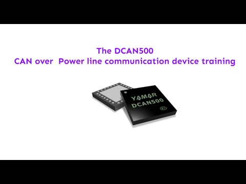 DCAN500 - CAN powerline transceiver operation logo
