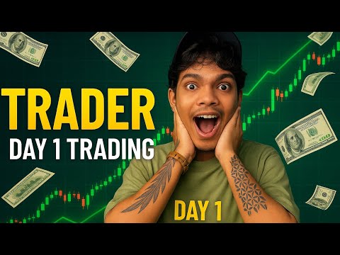 Day 1 as a Trader! | My First Experience in Stock Market Trading 💸📈