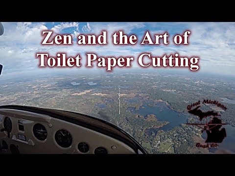 Strikers entry for toilet paper cutting #TPCC2019 Cessna 170 Zen and the Art of Toilet Paper Cutting