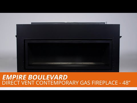 Empire Boulevard 48” DV Contemporary Fireplace