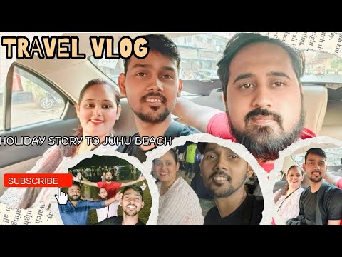 Juhu Beach Madness!😲 Chaat, Waves & Full Mumbai Vibe!"❤️