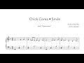 Chick Corea • Smile • Piano transcription