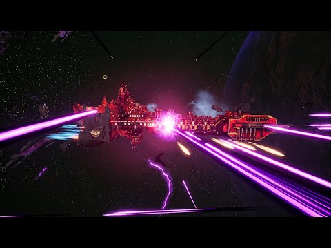 Skalgrim Mod 2021: Spears of Khaine - Dark Eldar vs Space Marines - Battlefleet Gothic Armada 2