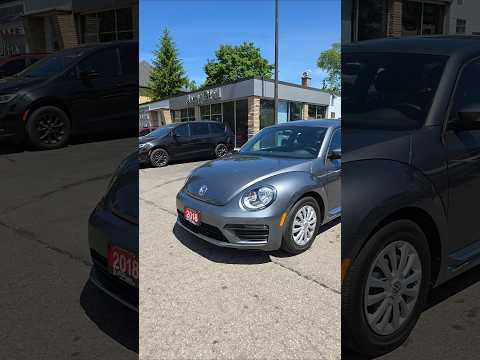 2018 Volkswagen Beetle Trendline Auto in Gray for sale at Jerry Pfeil Chrysler Dodge Jeep Ram in New Hamburg, ON