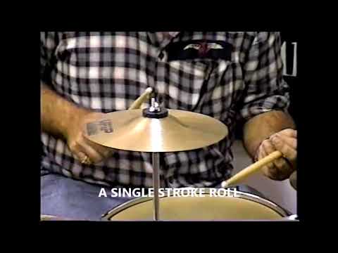 Dick Cully on Buddy's Slingerlands - single stroke roll  - end
