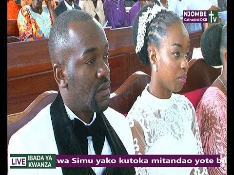 KKKT  DKU - NJOMBE .Ibada  Ya Shukrani ya Ndoa Tar 05 -08-2023