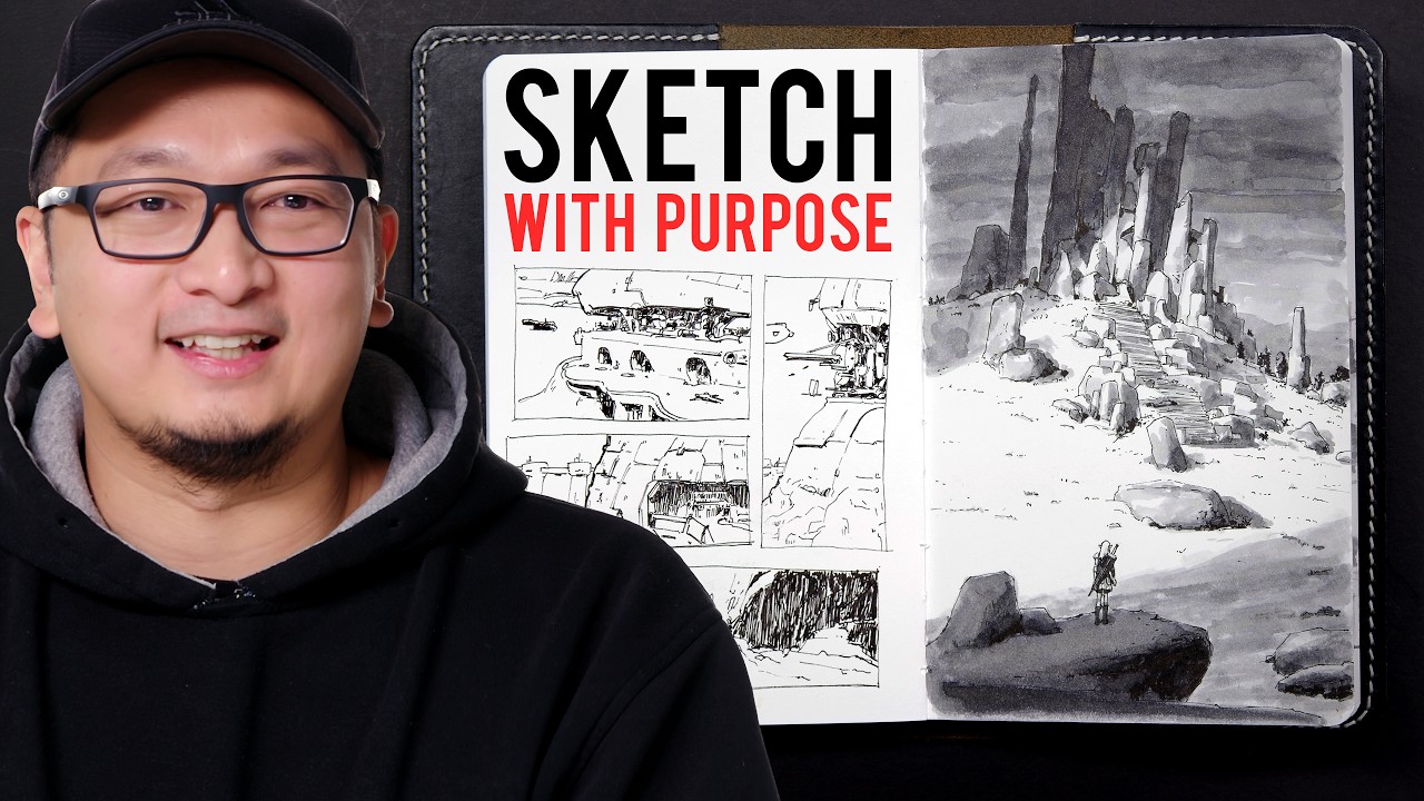 Mindful Practice Transformed His Sketching
