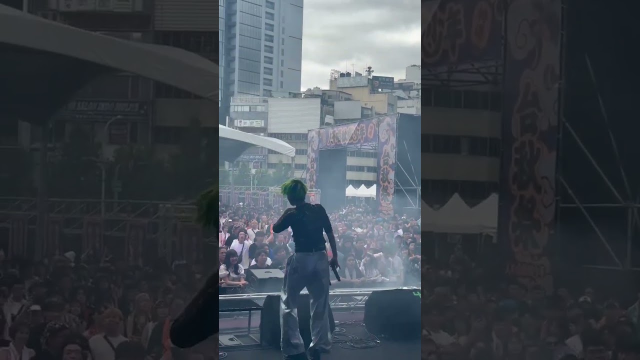 海外フェスに出たら最高に盛り上がったw#台秋祭 #台湾フェス #海外フェス #バンドフェス #超満員 #神激 #shingeki