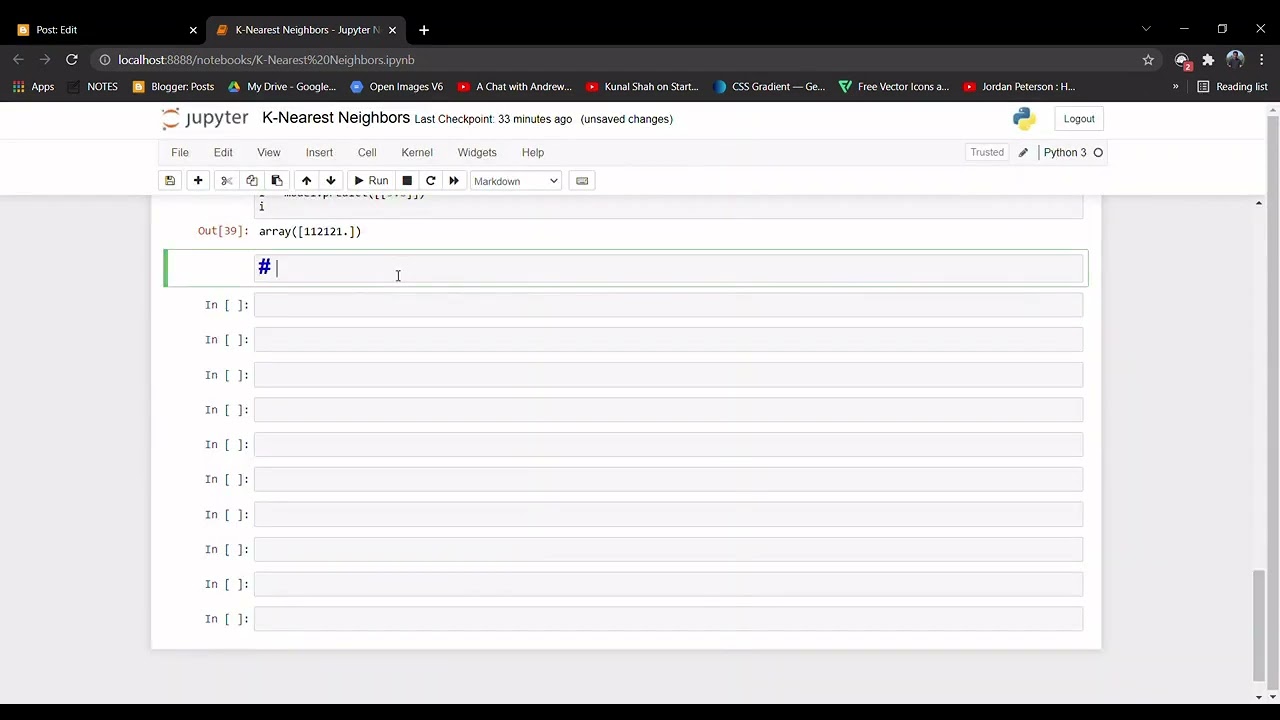 Lecture 7 (Part 2): Implementing KNN for Regression & Classification problems in Python