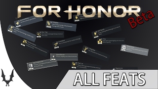 For Honor Beta - All Feats