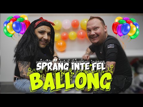 TA INTE SÖNDER FEL BALLONG