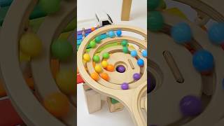 マーブルランASMR☆HABAスロープ&クアドリラうずまき&木琴の音♪ #asmr #marblerun#クアドリラ