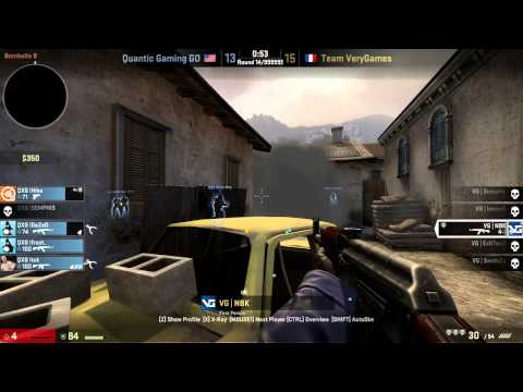 CounterStrike : Global Offensive (Shoutcast/Commentary) - Quantic v VeryGames Inferno Map 1