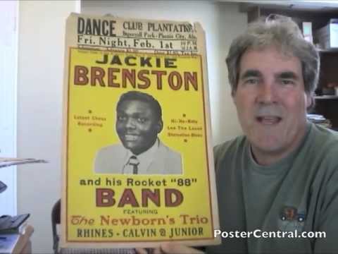 Jackie Brenston Concert Poster 1952 