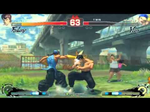 SSF4 AE: Mago (FeiLong) vs nekosuke (Yun) - Godsgarden 4 Pools