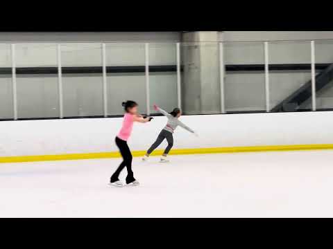 Valentina Kutepova silver skating skills test