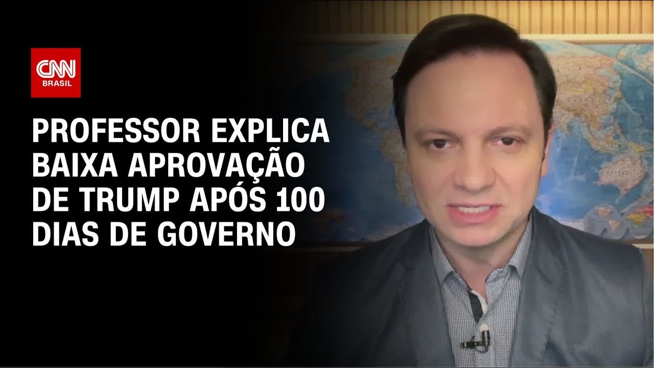 Professor: Índice de aprovação de Trump é o menor desde 1950 | LIVE CNN