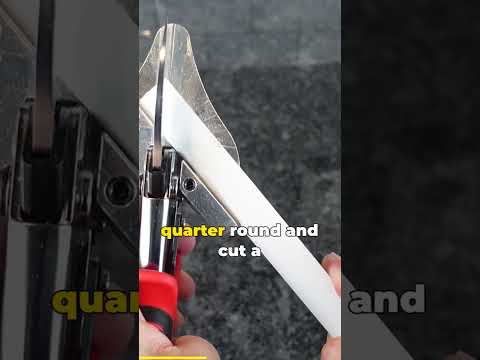 Create a Finished End for Quarter Round Install