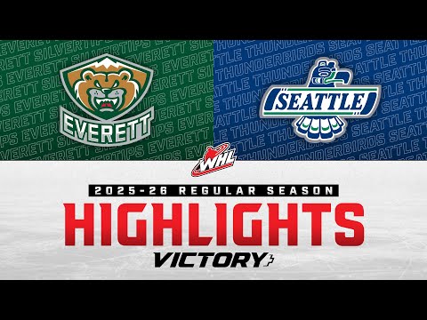 Everett Silvertips at Seattle Thunderbirds 12/27 | WHL Highlights 2025-26