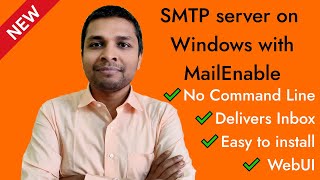 Build SMTP server on Windows server with MailEnable for Inbox Delivery - No Command Line