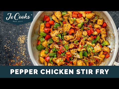 Pepper Chicken Stir Fry | Juicy Chicken & Crunchy Veggies in Minutes