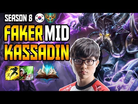 SKT T1 FAKER KASSADIN MID - S8 KOREA CHALLENGER