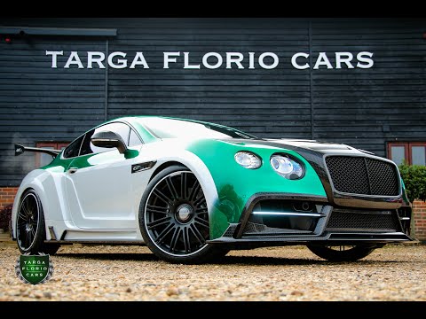 Mansory Bentley Continental GT Race V8 S MDS 4.0 Automatic Coupe In Chrome Green and Pearl White