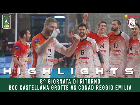 Highlights Castellana Grotte VS Reggio Emilia - 8^ giornata ritorno