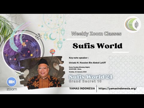 Weekly Zoom Classes - Sufis World 24 - Sunday, 22 January  2023