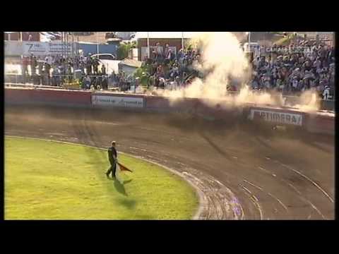 Piraterna vs. Dackarna. June 22, 2010. -  Heat 4. Crash.