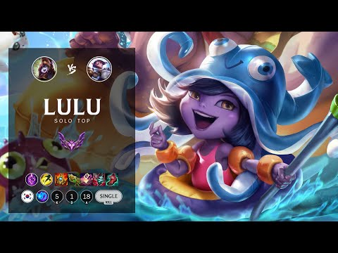 Lulu Top vs Fiora - KR Master Patch 12.14
