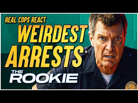 Real Cops React to The WEIRDEST Arrests on The Rookie - Officers React #12
