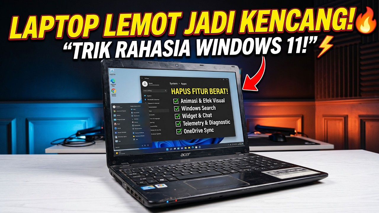 PC KENTANG JADI KENCANG! Cara Bikin Windows NGEBUT 2026