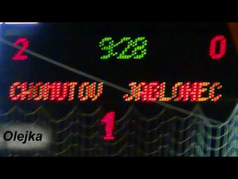 Florbal Chomutov - Florbal Jablonec 2:0 - Liga starších žáků  "A"  v Chomutově 27.1.2018