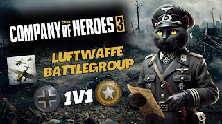 Company of Heroes 3 | 1v1 Luftwaffe Battlegroup Multiplayer Gameplay - No Commentary