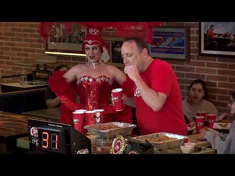 Joey Chestnut Celebrates National Chicken Finger Day By Eating 44 Cane's Fingers In 5 Mins