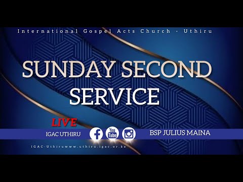 IGAC SUNDAY FIRST SERVICE