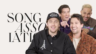 Big Time Rush Sings &#39;Stuck&#39;, Hillary Duff, and Niall Horan in a Game of Song Association | ELLE