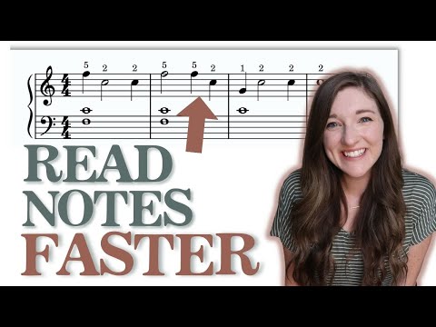 FASTER + EASIER NOTE READING // The method that will make note reading feel easy + fun