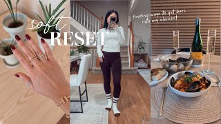 SOFT RESET: decluttering & reorganizing my entire bathroom, haircare collection, finding my rhythm