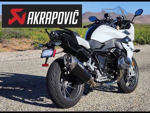 2023 BMW R1250RS - Akrapovic Slip-On Exhaust - No Narration or Music - 4K/60p UHD