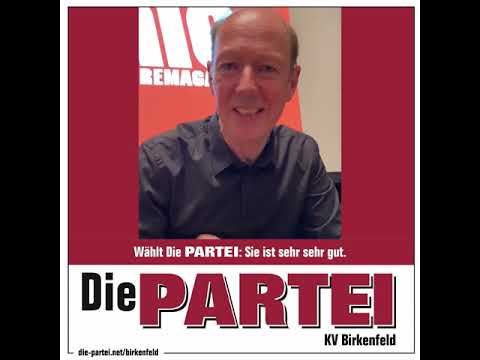 Sehr gute Empfehlung des Bundesvorsitzenden und MEP Martin Sonneborn