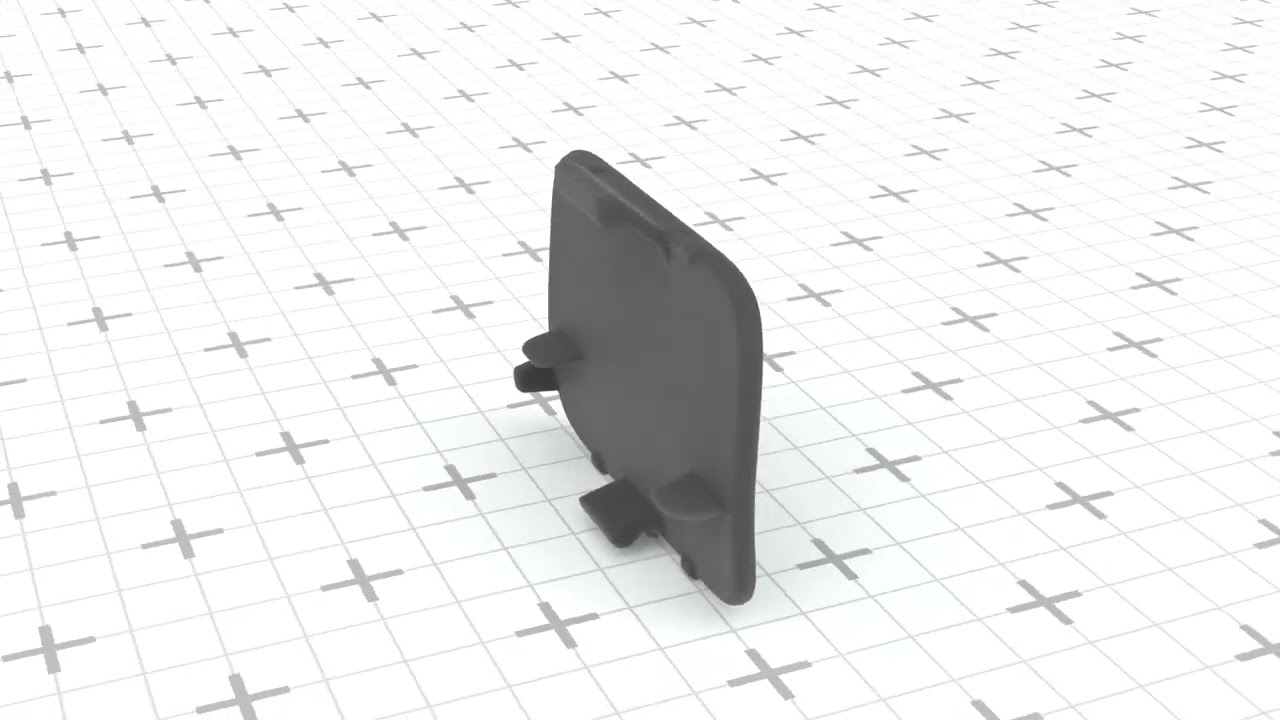 Audi Q7 4M Rear Bumper Tow Hook Cover Cap 4M0 807 441 AI 3D Print Model