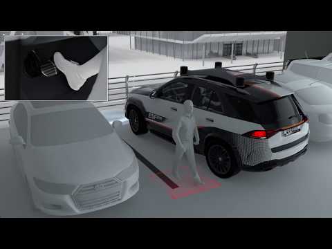 Mercedes-Benz ESF 2019 - 360° pedestrain protection while parking and maneuvering