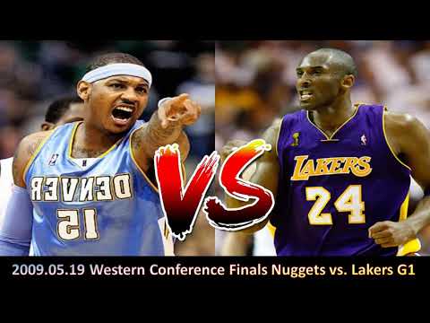 Carmelo Anthony VS Kobe Bryant - 2009 NBA Western Conference Finals Game 1
